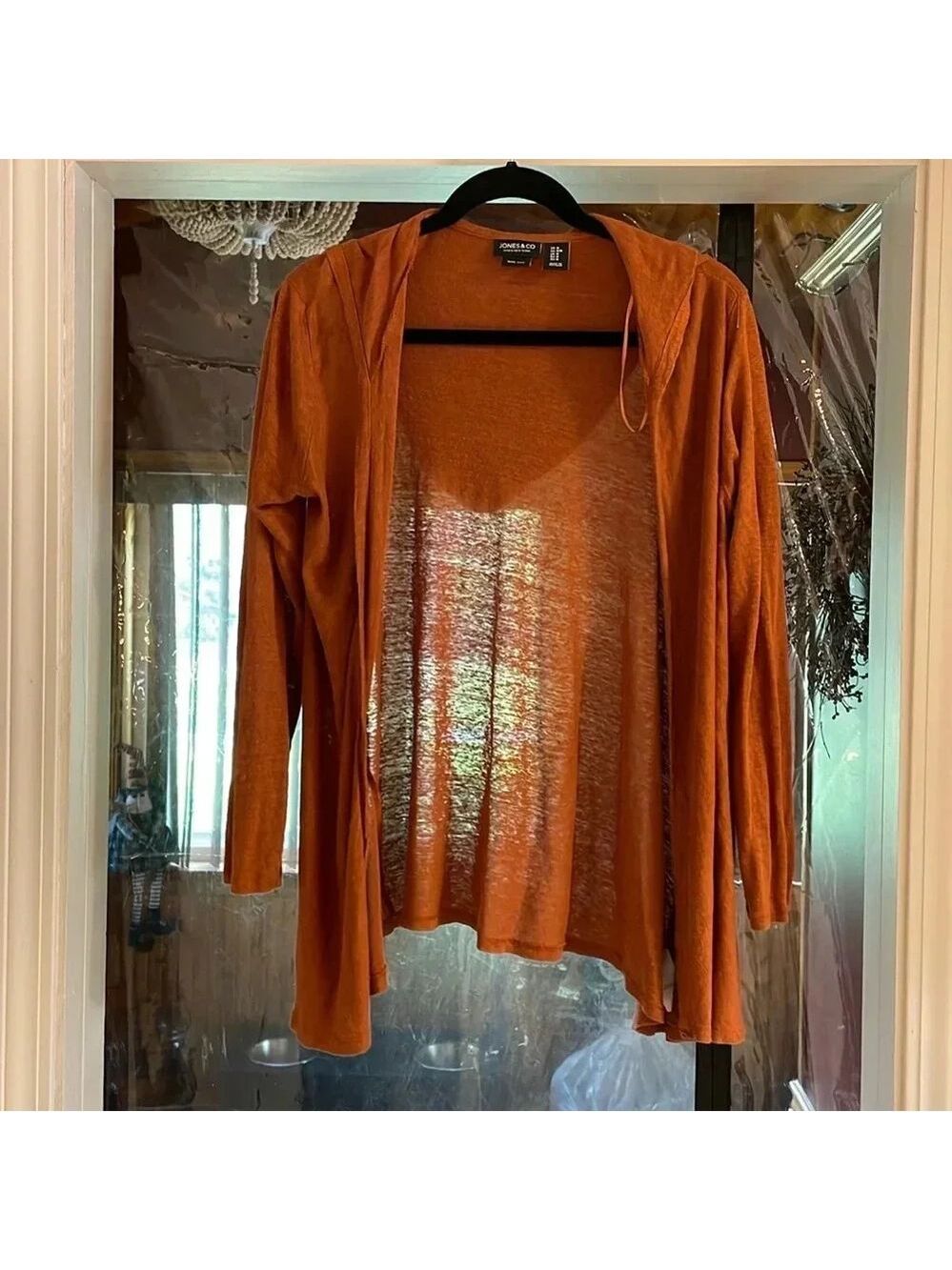 Jones Ny, Sz Med Cardigan, Open Front